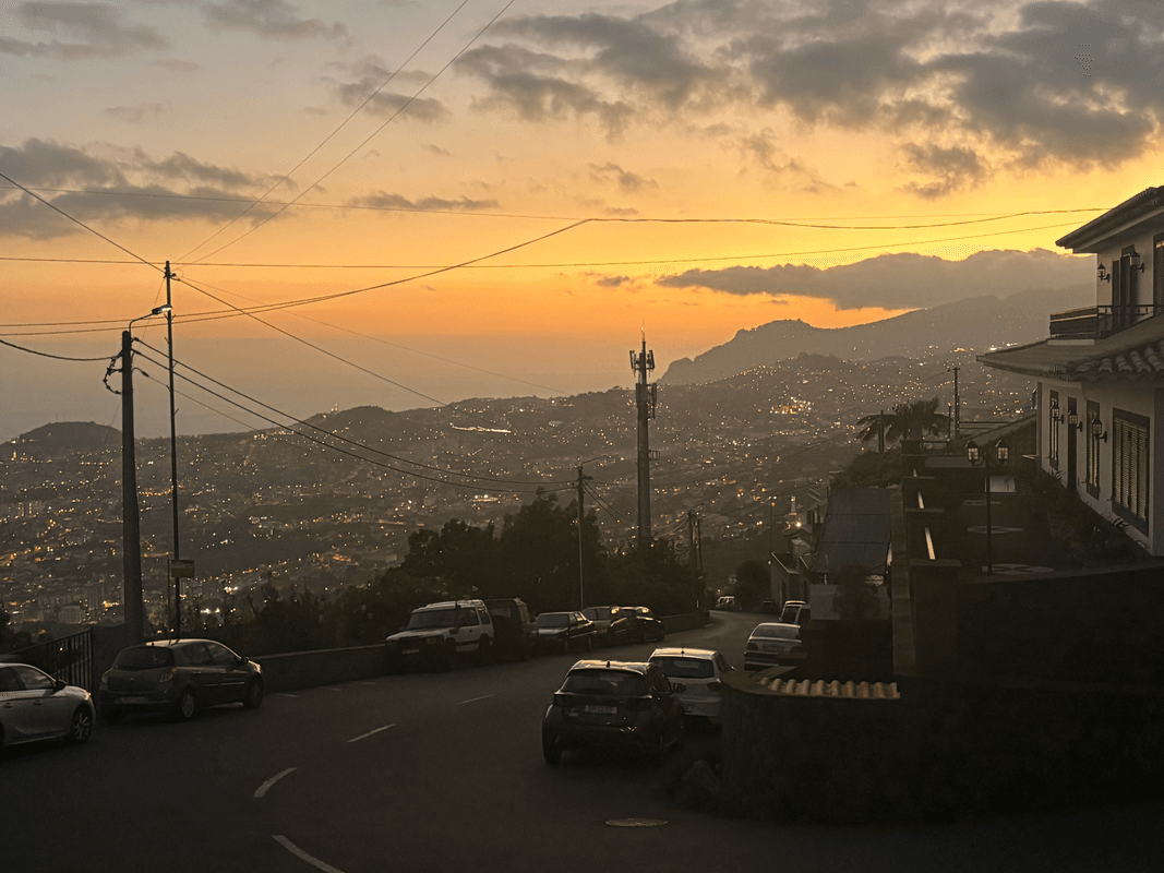 Coucher de soleil sur
Funchal
