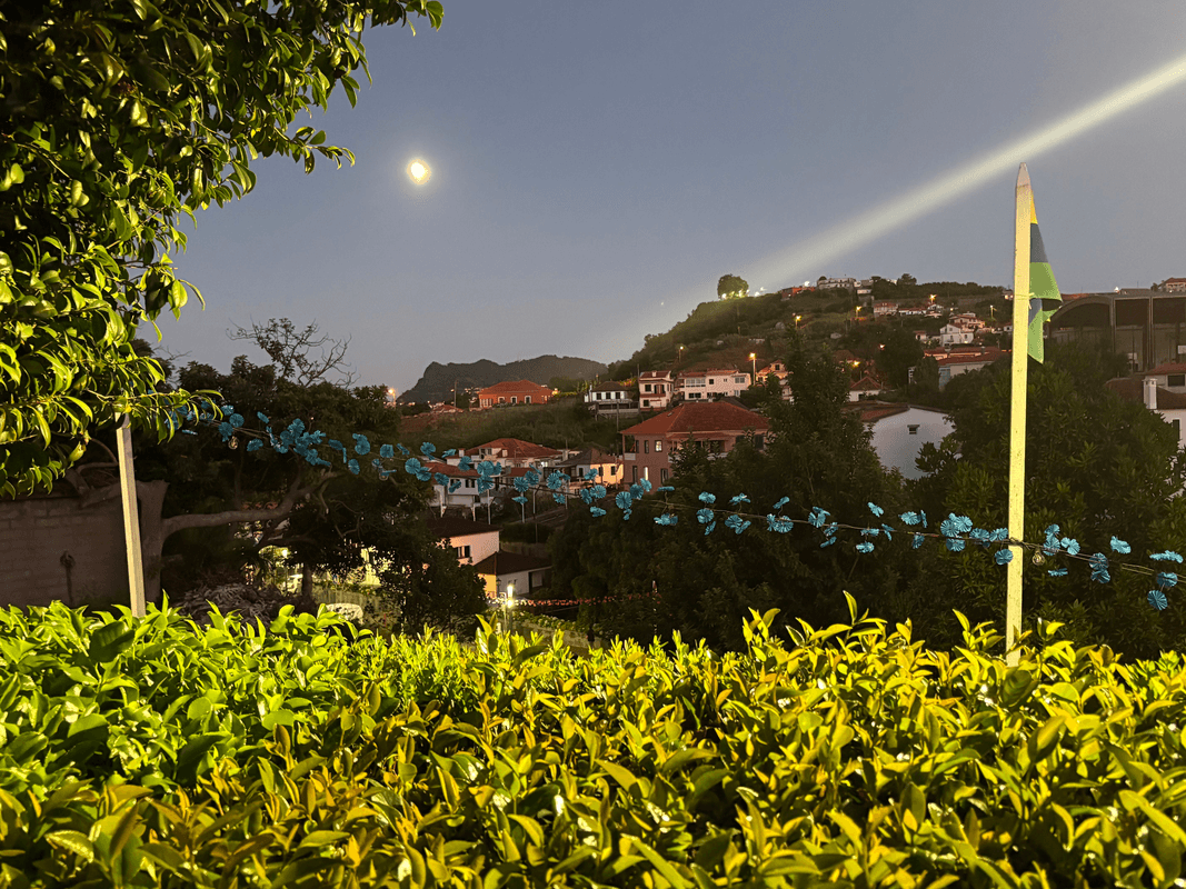 Village sur les collines